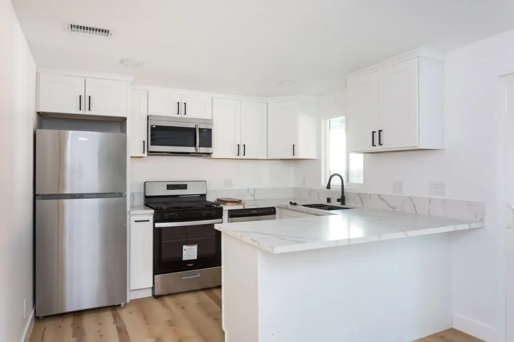Adu Kitchen With Stainless Appliances Lemon Grove Home Remodel