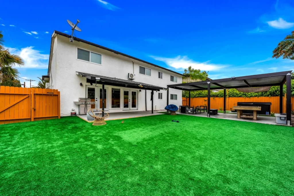 Artificial Turf Backyard La Mesa Full Home Remodel