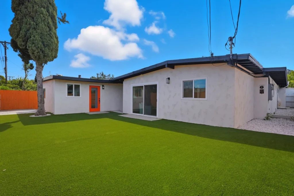Backyard And Artificial Turf El Cajon Home Remodel