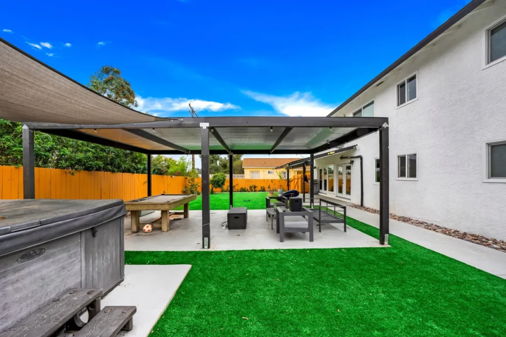 Covered Patio And Jacuzzi Pad La Mesa Full Home Remodel