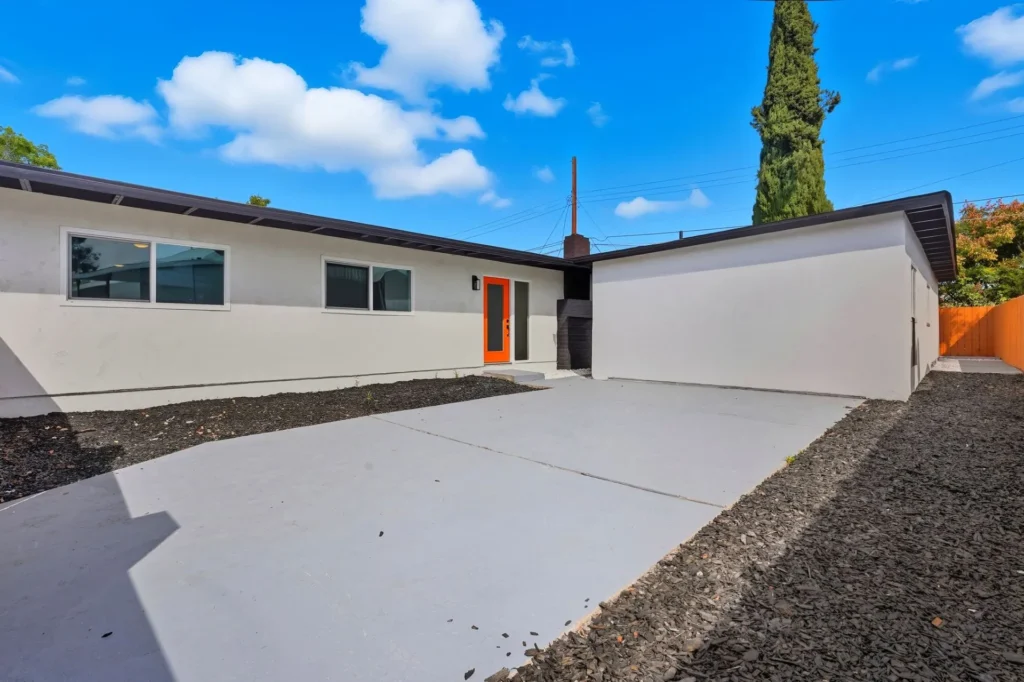 Front Exterior And New Stucco El Cajon Home Remodel