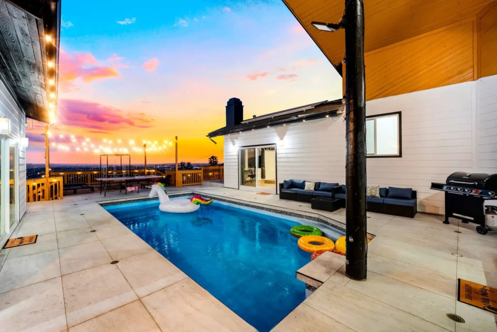 Pool And Sunset Deck Spring Valley Home Remodel