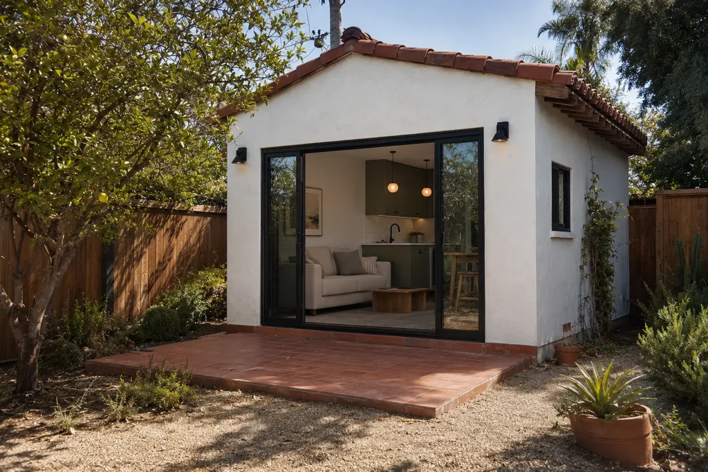Stucco She Shed
