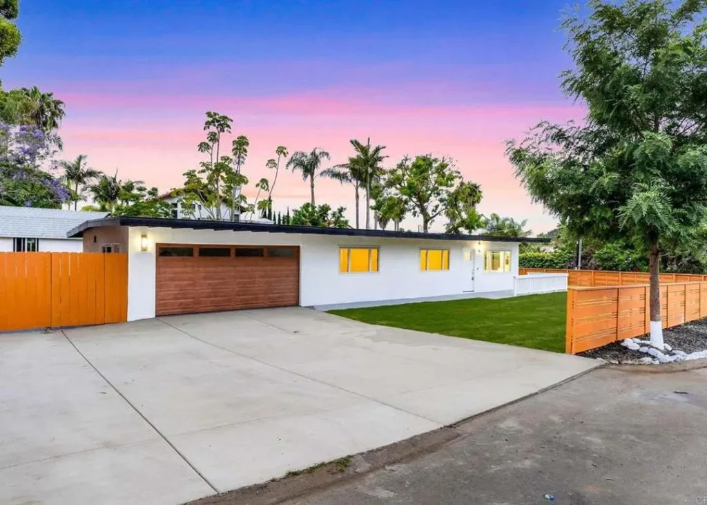 Twilight Exterior Encinitas Home Remodel