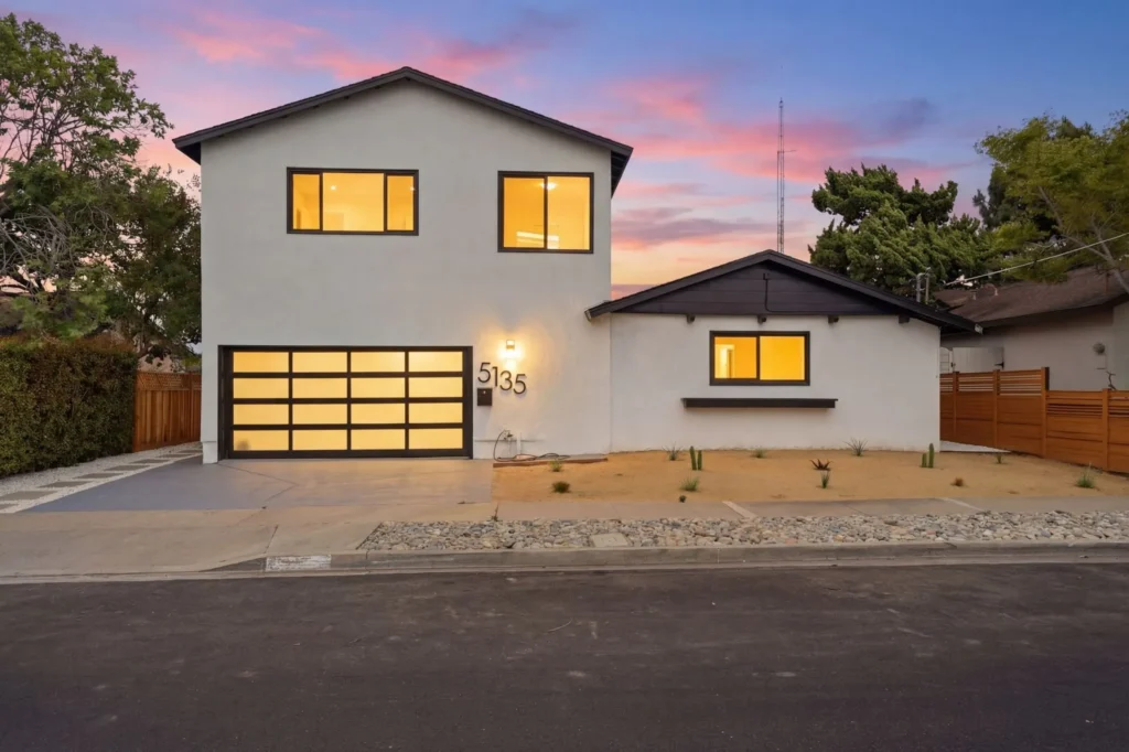 Twilight Exterior Home Remodel